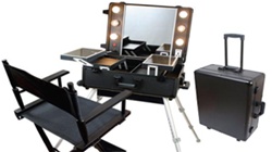 Studio Makeup Case with Lights and Mirror - unfilled