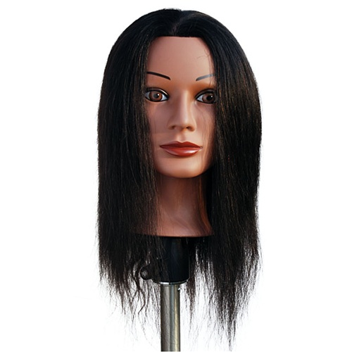 Marianna 21 Cosmetology Mannequin Head 100 Human Hair - Miss Kim for sale  online