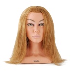 Celebrity 23" Competition Cosmetology Mannequin Head 100% Human Hair, Blonde - Sam-4