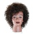 Celebrity 18" Afro Cosmetology Mannequin Head 100% Human Hair, Black - Naomi